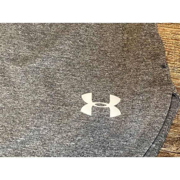 Under Armour Ladies Sport Crossback T-Shirt UA Black Gym Training Yoga Top Sz XS - Picture 2 of 8